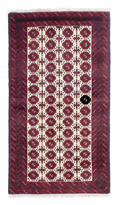 Belutsch Teppich 90x157cm - Orientteppich - beige