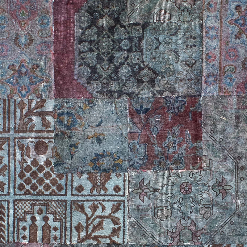 Patchwork Teppich 291 x 194 cm