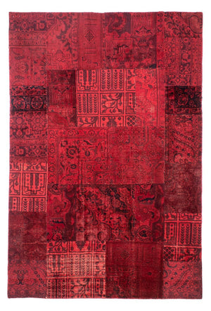 Patchwork Teppich 296 x 196 cm
