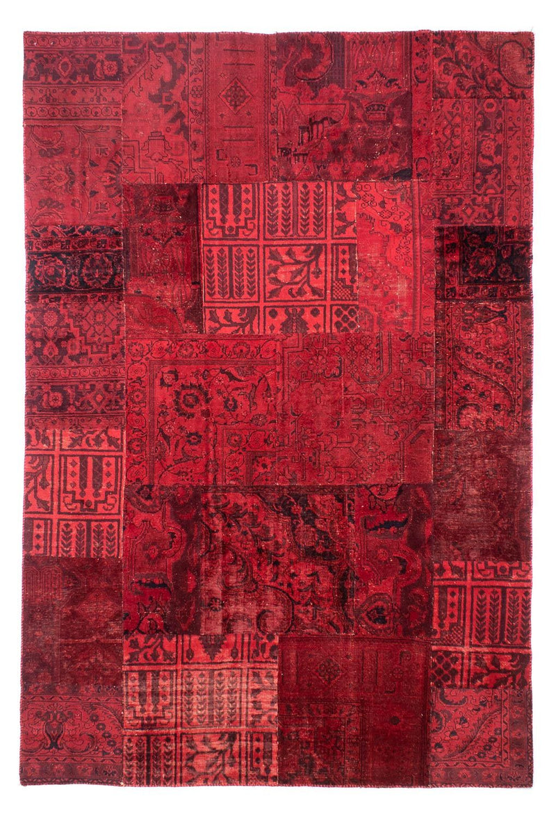 Patchwork Teppich 296 x 196 cm