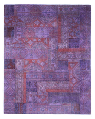 Patchwork Teppich 299 x 239 cm