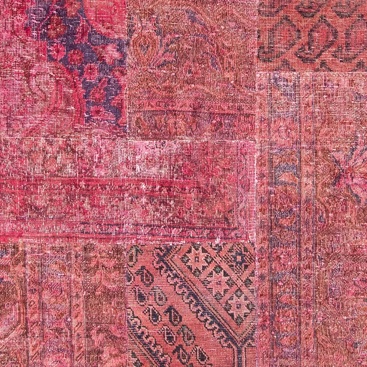 Patchwork Teppich 239 x 152 cm