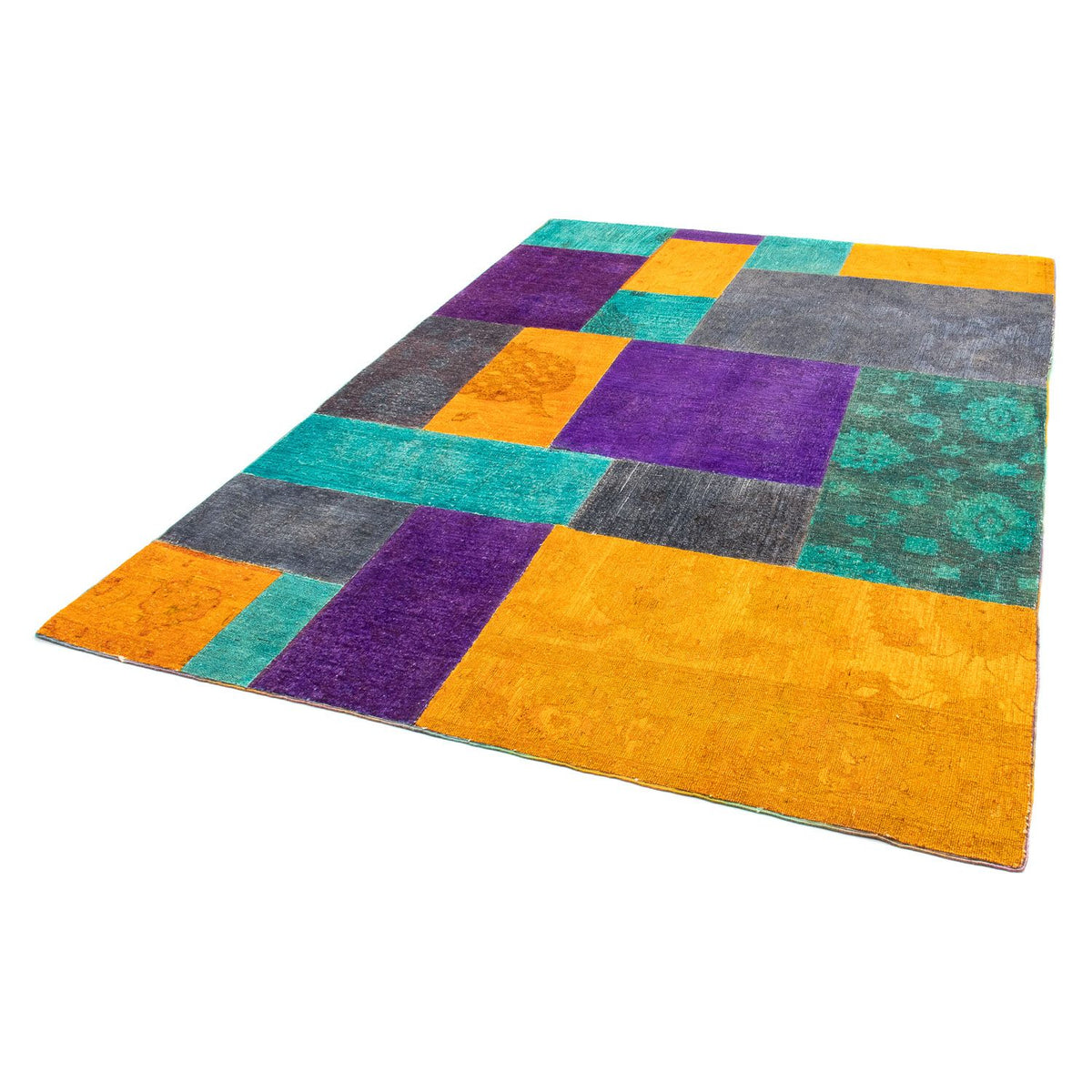 Patchwork Teppich 232 x 164 cm