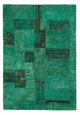 Patchwork Teppich 237 x 156 cm