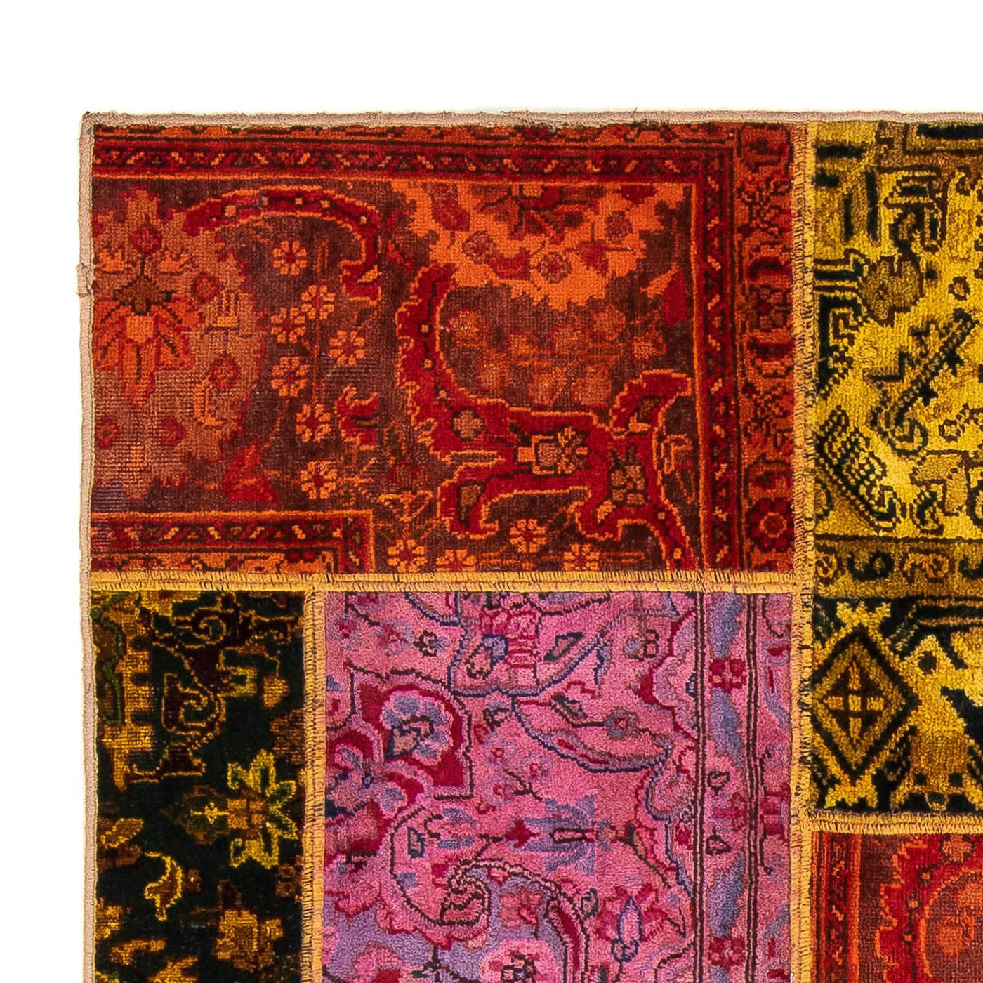 Patchwork Teppich 198x137cm - Orientteppich
