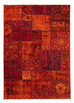 Patchwork Teppich 194 x 140 cm - mehrfarbig