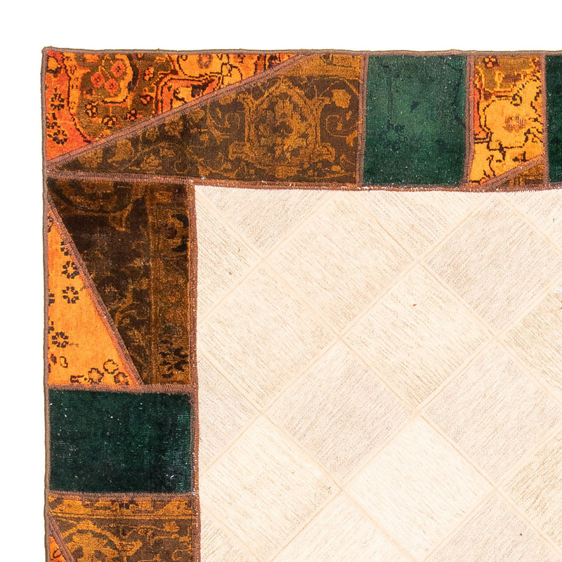 Patchwork Teppich 249 x 194 cm
