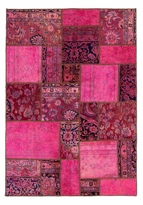 Patchwork Teppich 197 x 138 cm - mehrfarbig