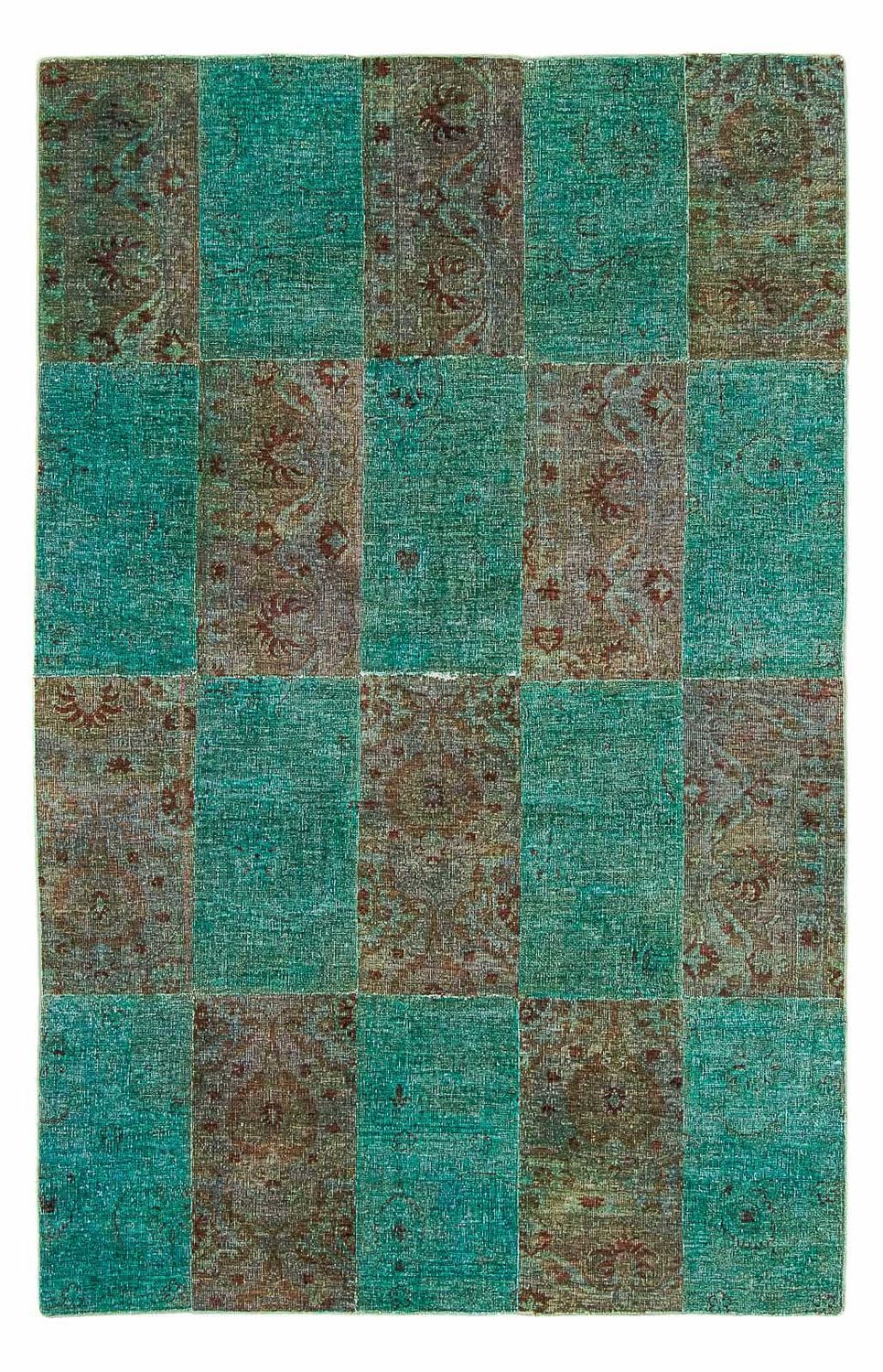 Patchwork Teppich 243 x 149 cm