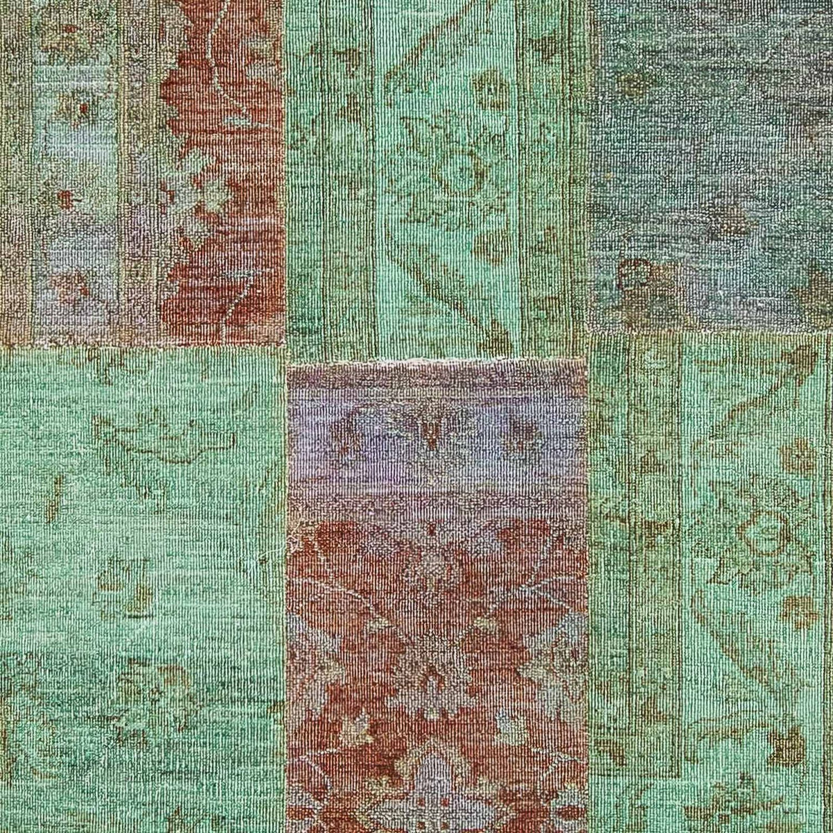 Patchwork Teppich 242 x 148 cm