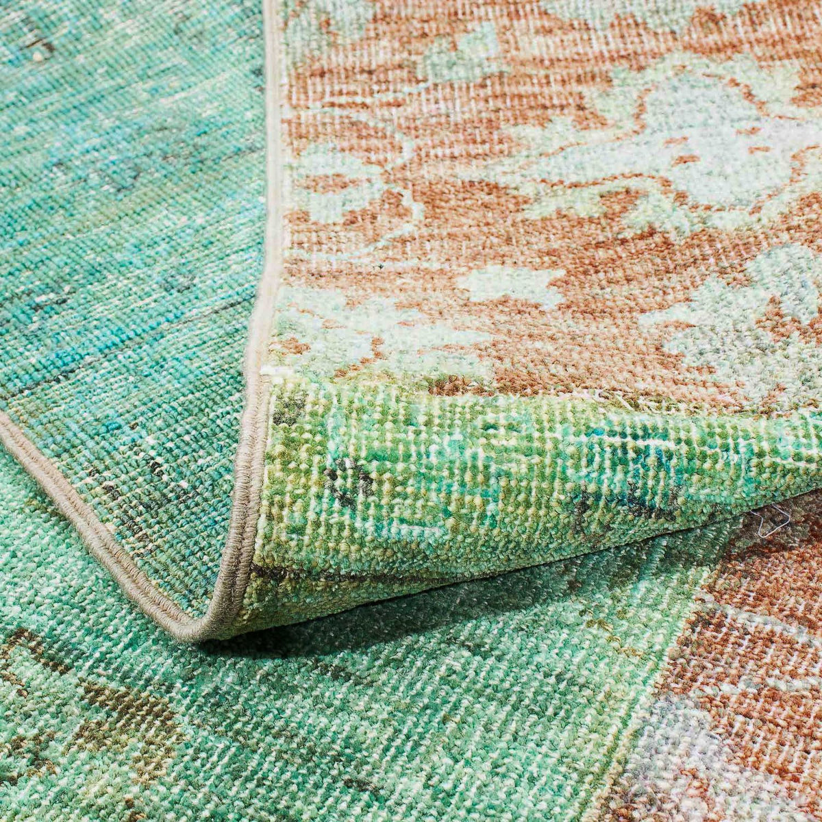 Patchwork Teppich 242 x 148 cm