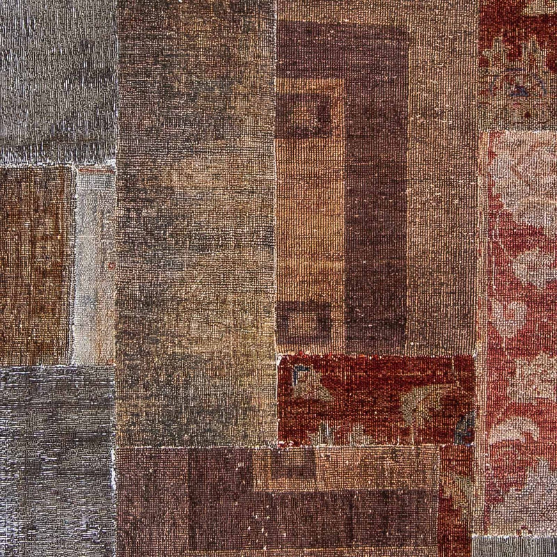 Patchwork Teppich 194 x 146 cm