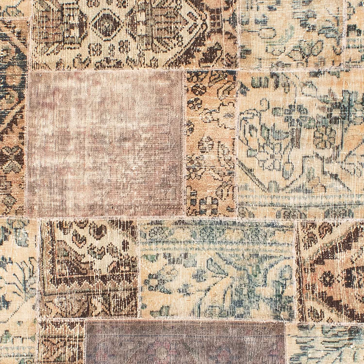 Patchwork Teppich 317 x 240 cm