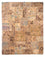 Patchwork Teppich 305 x 242 cm