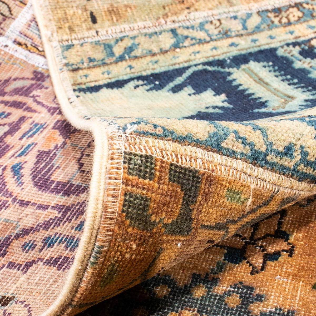 Patchwork Teppich 301 x 240 cm