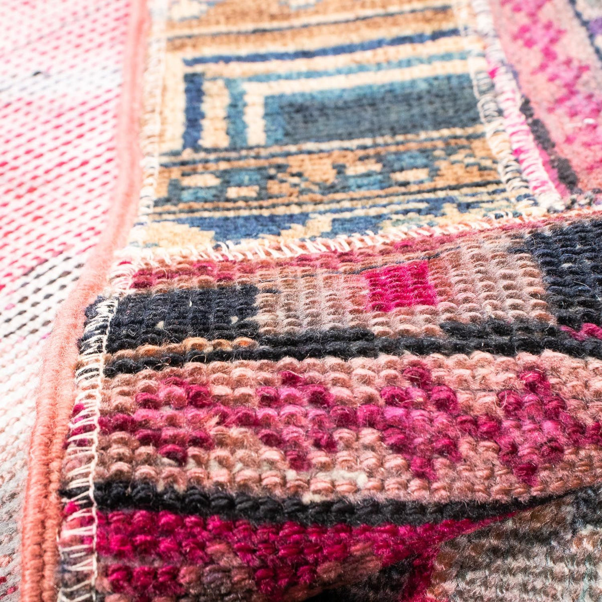 Patchwork Teppich 244 x 164 cm