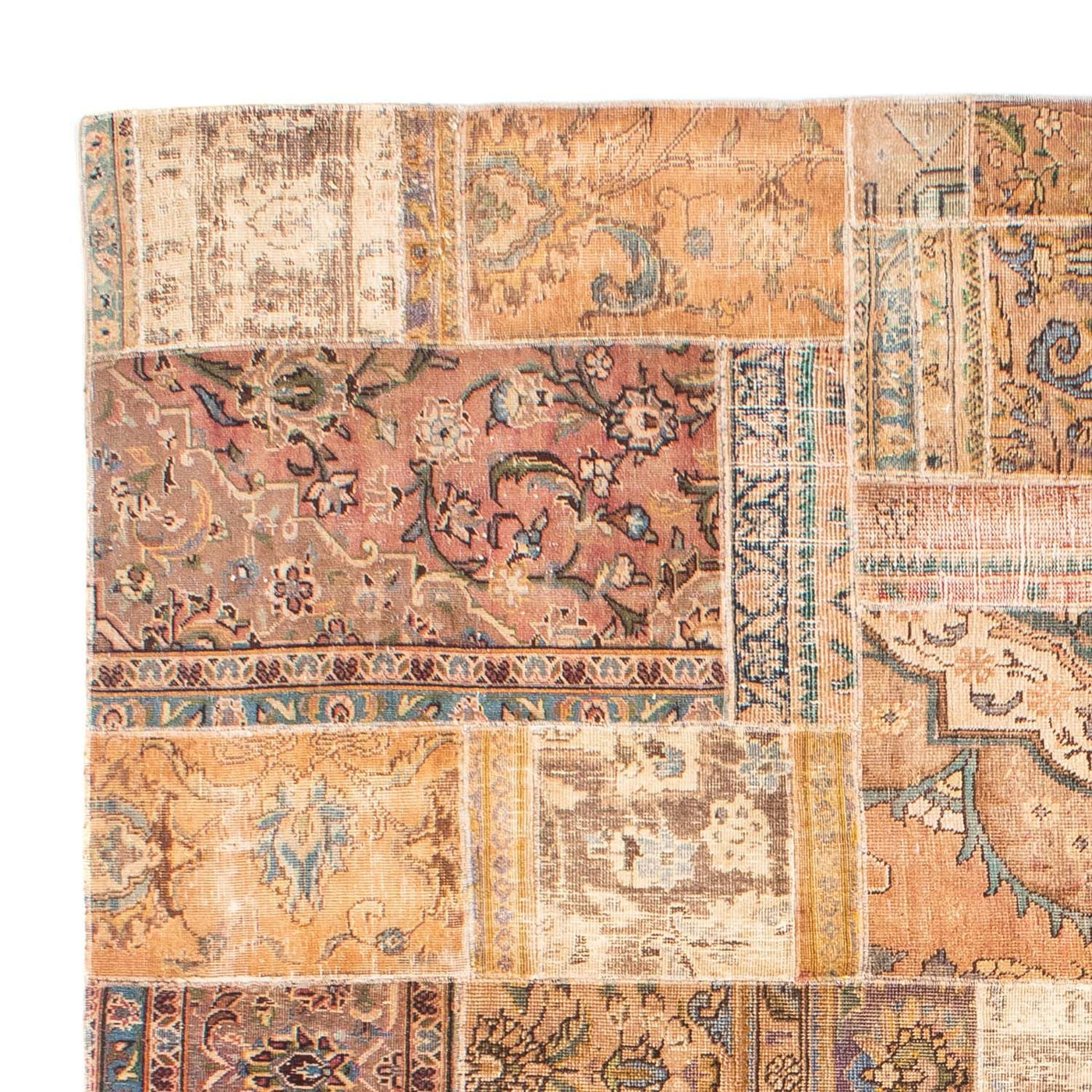 Patchwork Teppich 301x241cm - Orientteppich