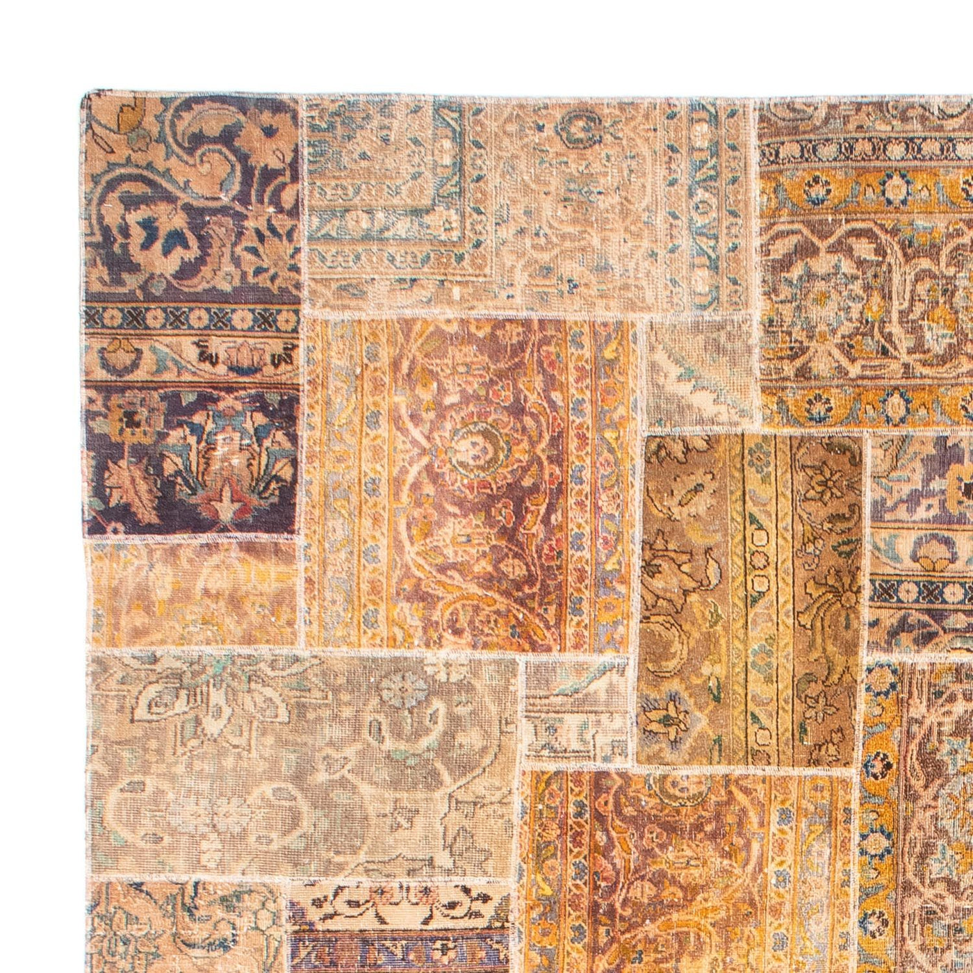 Patchwork Teppich 301x241cm - Orientteppich