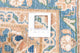 Patchwork Teppich 301 x 241 cm