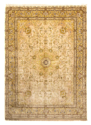 Seidenteppich - Hereke Seide - Premium 375 x 277 cm Wohnzimmer Teppich