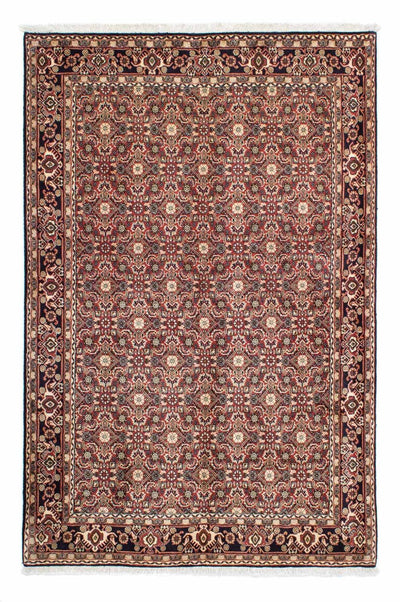 Bidjar - Zanjan Teppich 137x208cm - Perserteppich - rot