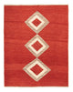 Gabbeh Persisch Teppich 190x150cm - Perserteppich Wollteppich