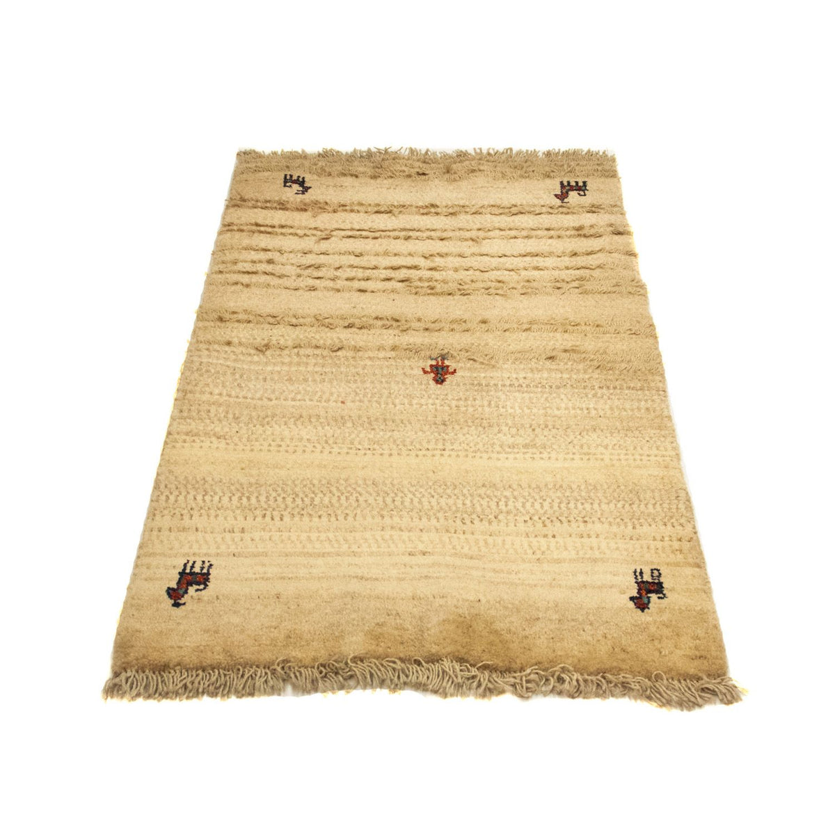 Gabbeh Teppich - Perser 133 x 78 cm - beige