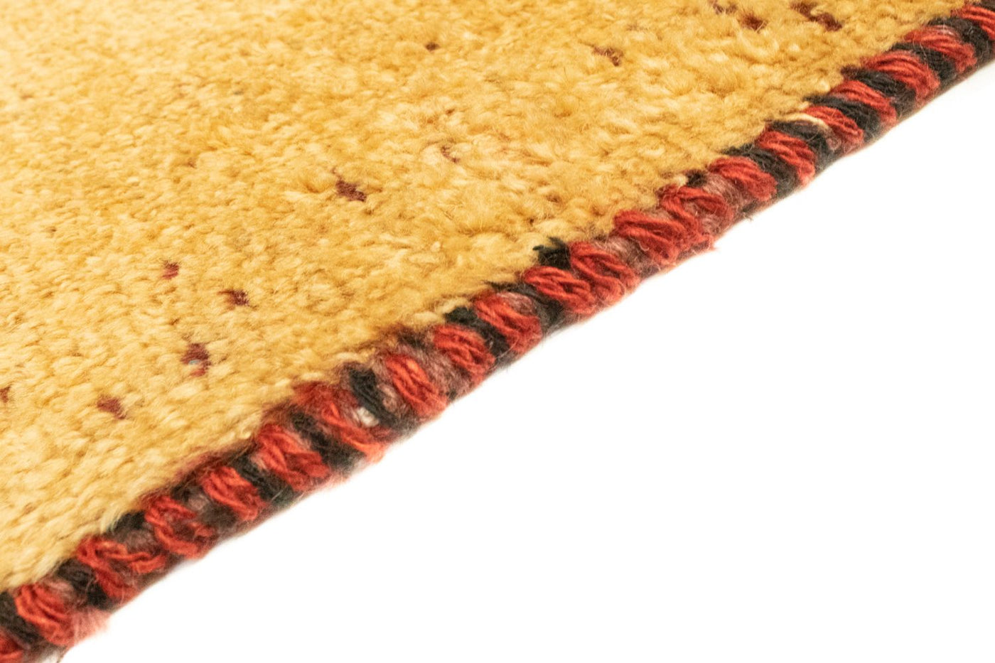 Gabbeh Teppich - Perser 170 x 137 cm - gold