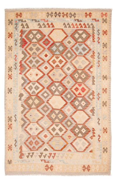 Kelim Teppich - Splash 198 x 285 cm - beige