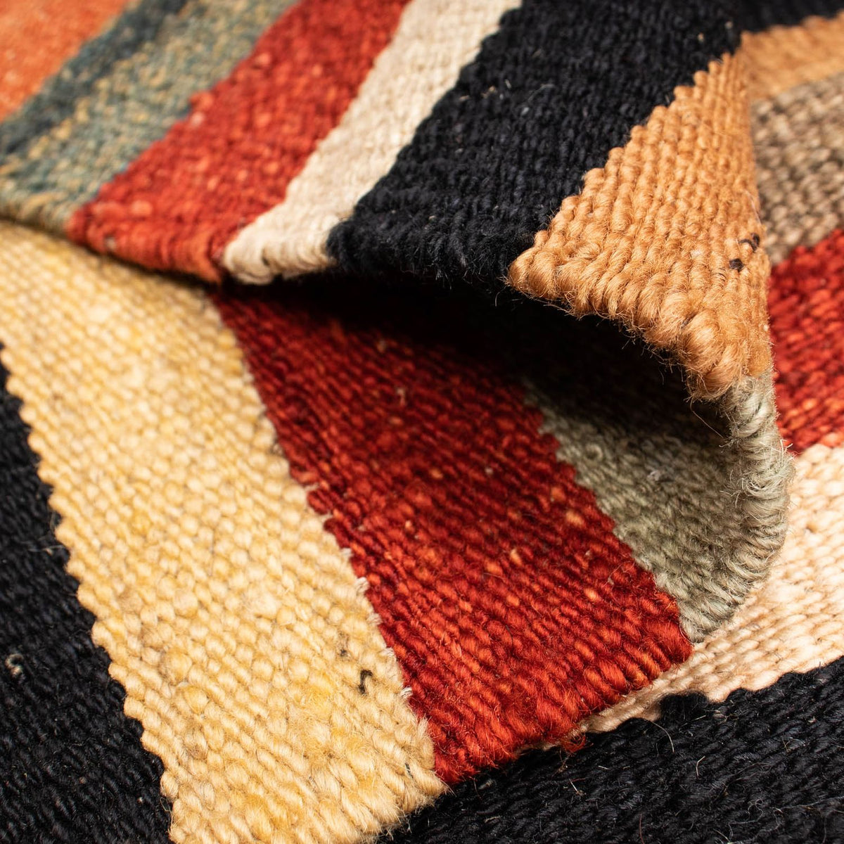 Kelim Teppich - Splash 200 x 152 cm - mehrfarbig