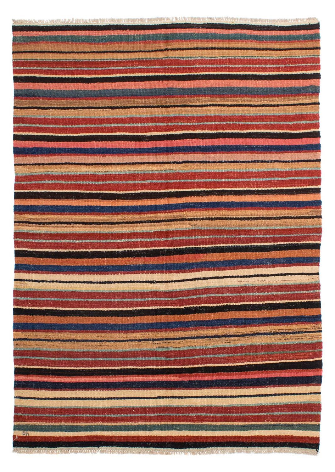Kelim Teppich - Splash 204 x 145 cm - mehrfarbig
