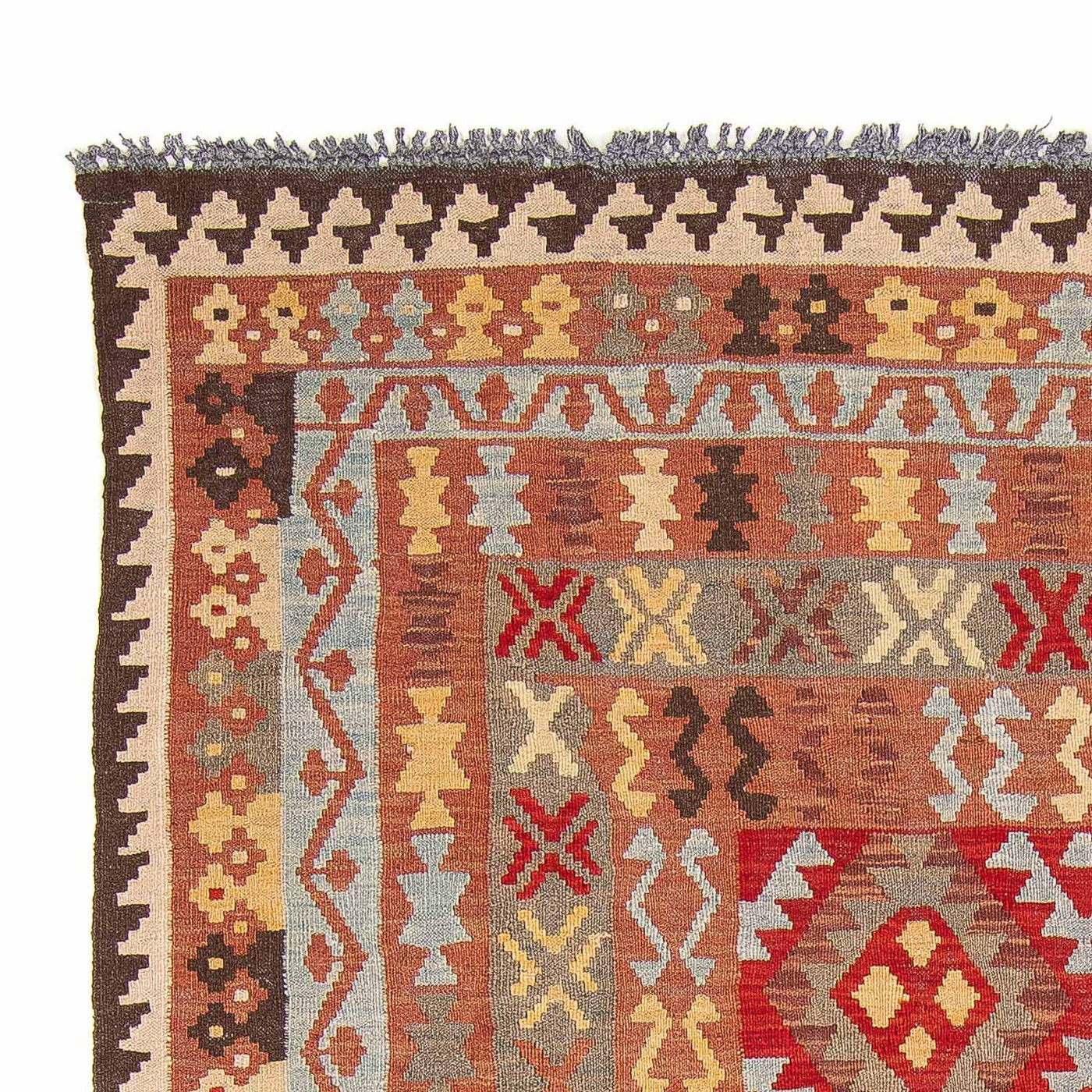 Kelim Teppich - Splash 292 x 193 cm - mehrfarbig