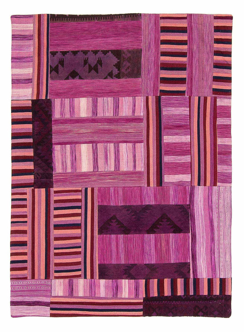 Patchwork Teppich 298 x 155 cm
