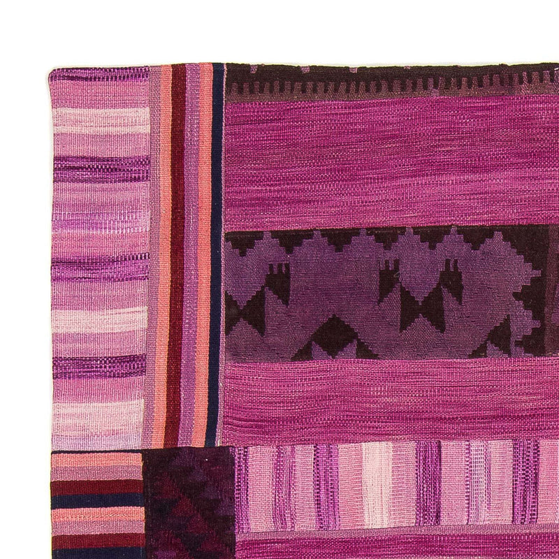 Patchwork Teppich 298 x 155 cm
