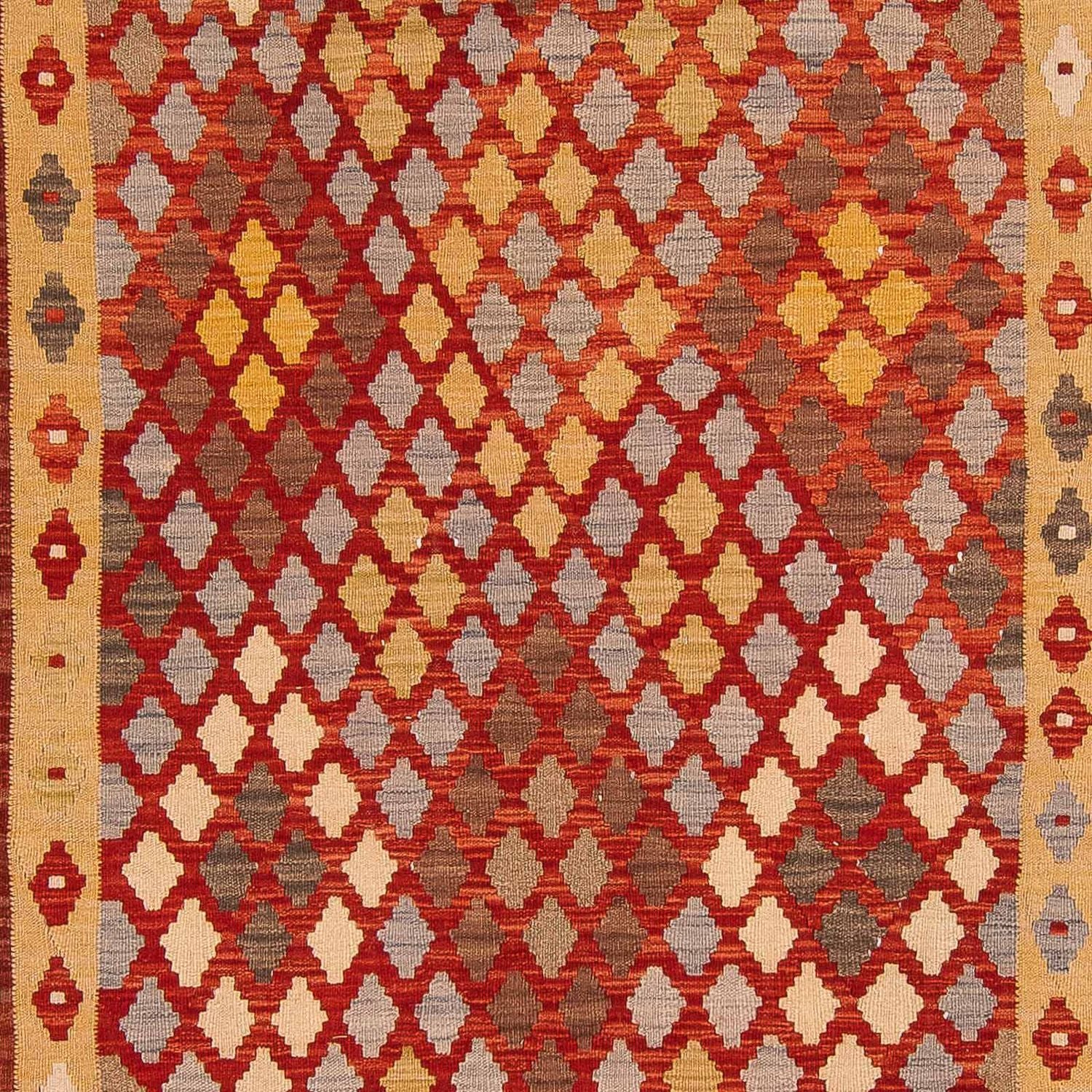 Kelim Teppich - Splash 304 x 204 cm - mehrfarbig