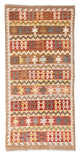 Kelim Teppich - Oriental 200 x 92 cm - hellbraun