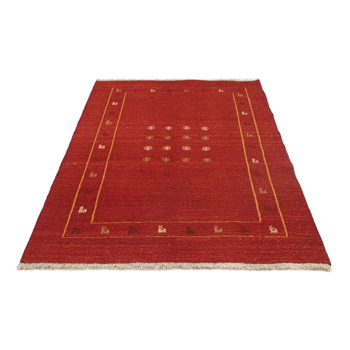 Gabbeh Teppich - Perser 178 x 120 cm - rot