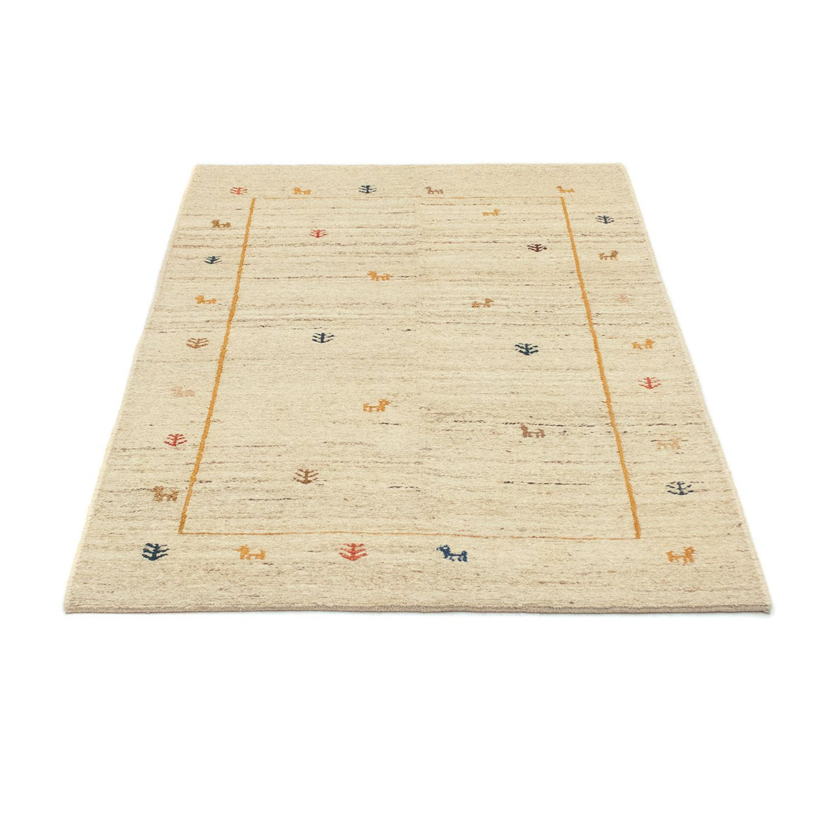 Gabbeh Teppich - Perser 143 x 97 cm - beige