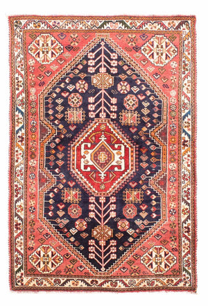 Perserteppich - Nomadic 160 x 105 cm - dunkelblau