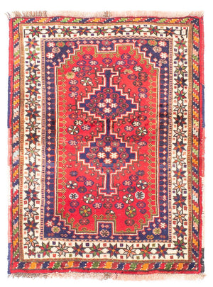 Perserteppich - Nomadic 140 x 100 cm - rot