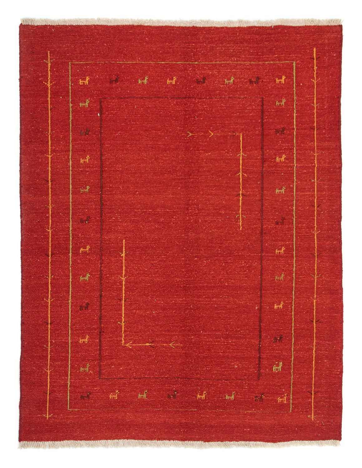 Gabbeh Teppich - Perser 195 x 151 cm