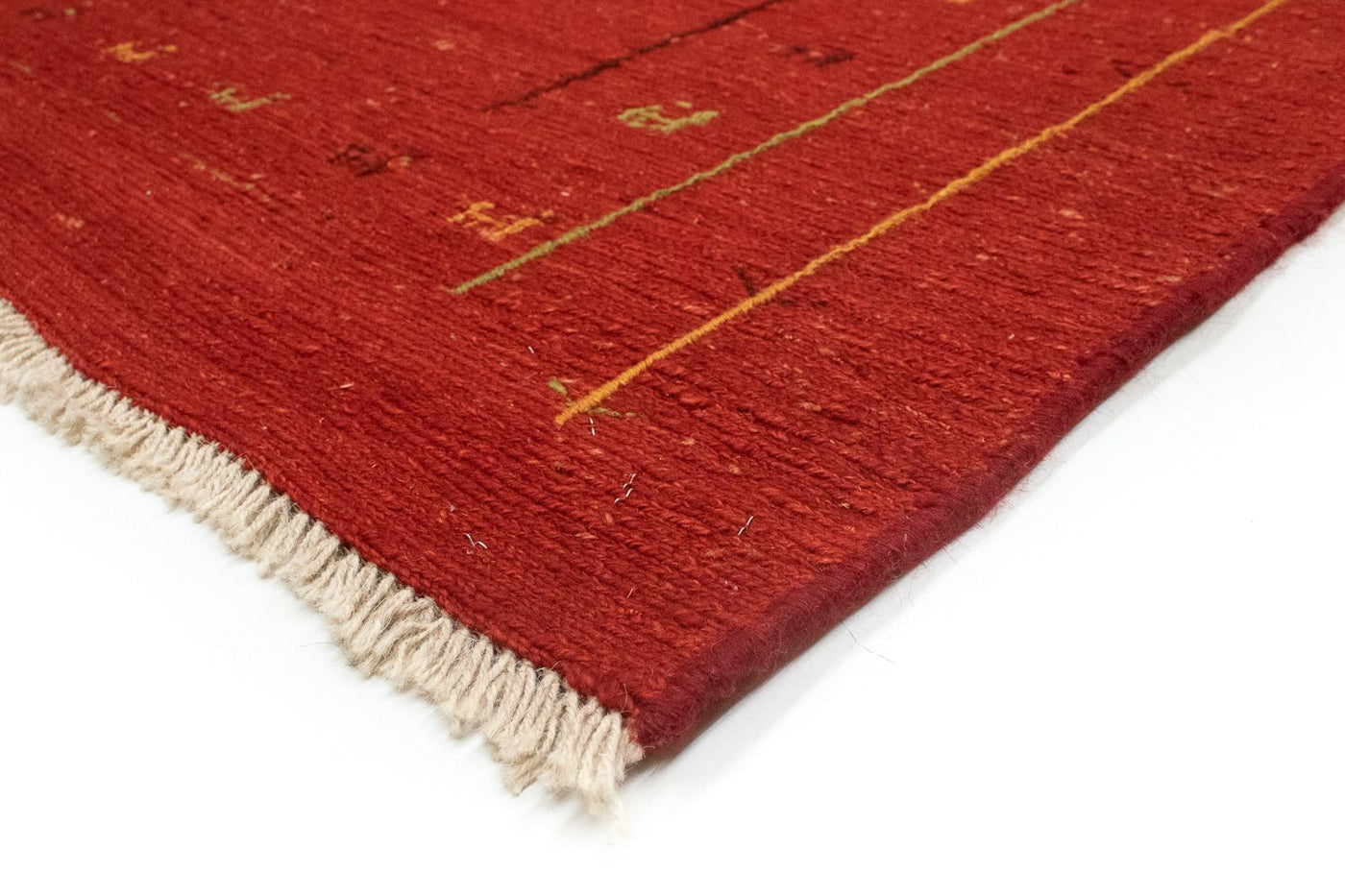 Gabbeh Persisch Teppich 195x151cm - Perserteppich Wollteppich