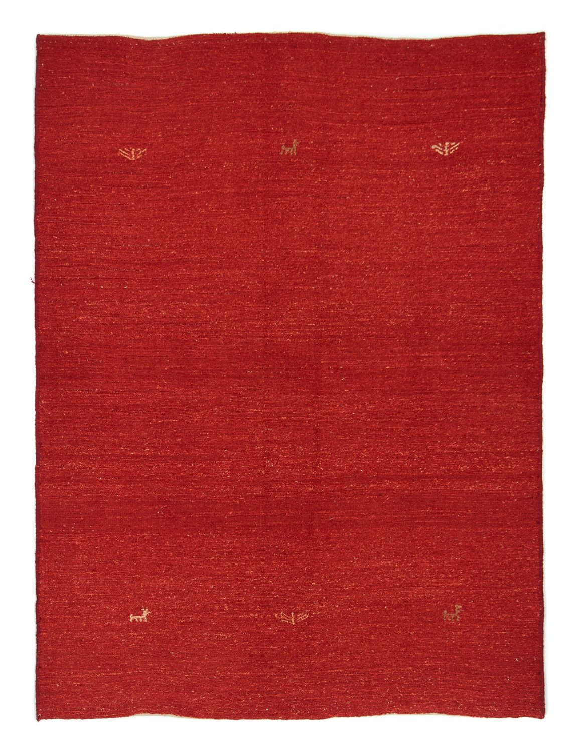 Gabbeh Teppich - Perser 195 x 147 cm - rot
