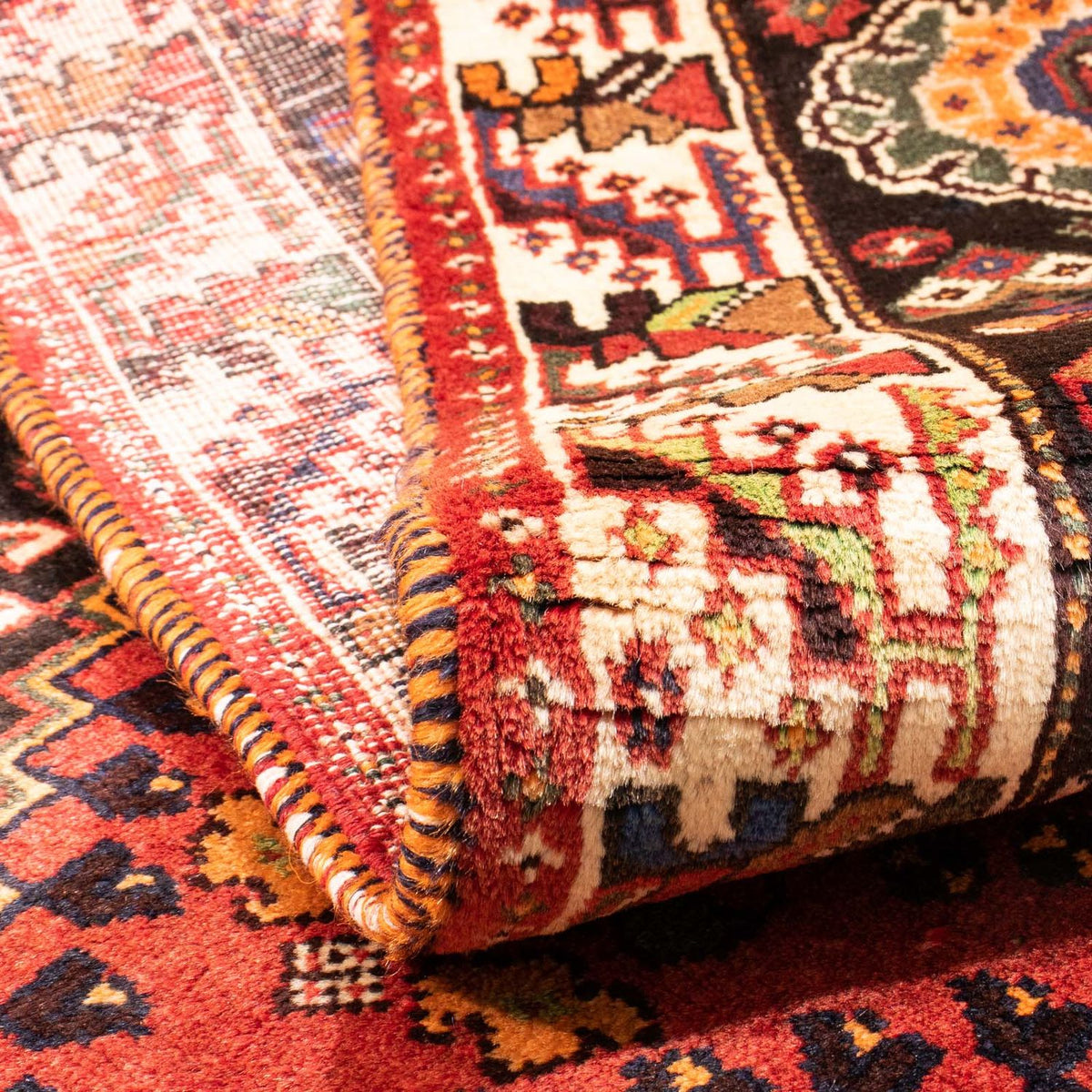 Perserteppich - Nomadic 166 x 110 cm - dunkelrot