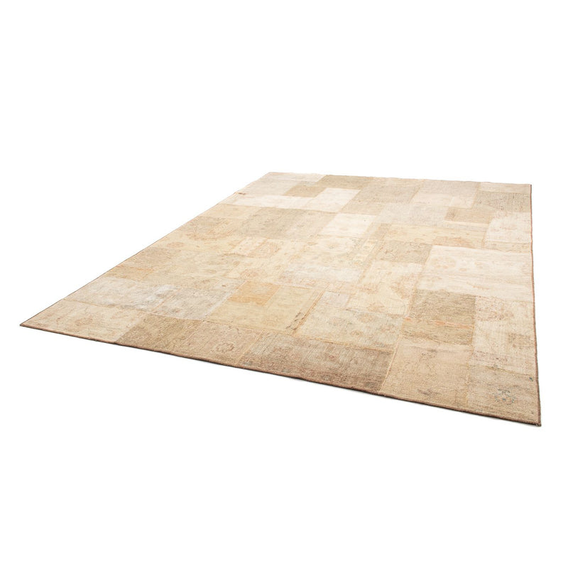 Patchwork Teppich 299 x 236 cm