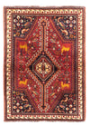Shiraz Teppich 113x165cm - Perserteppich - Rechteckig / Dunkelrot / 113 x 165 cm Rechteckig