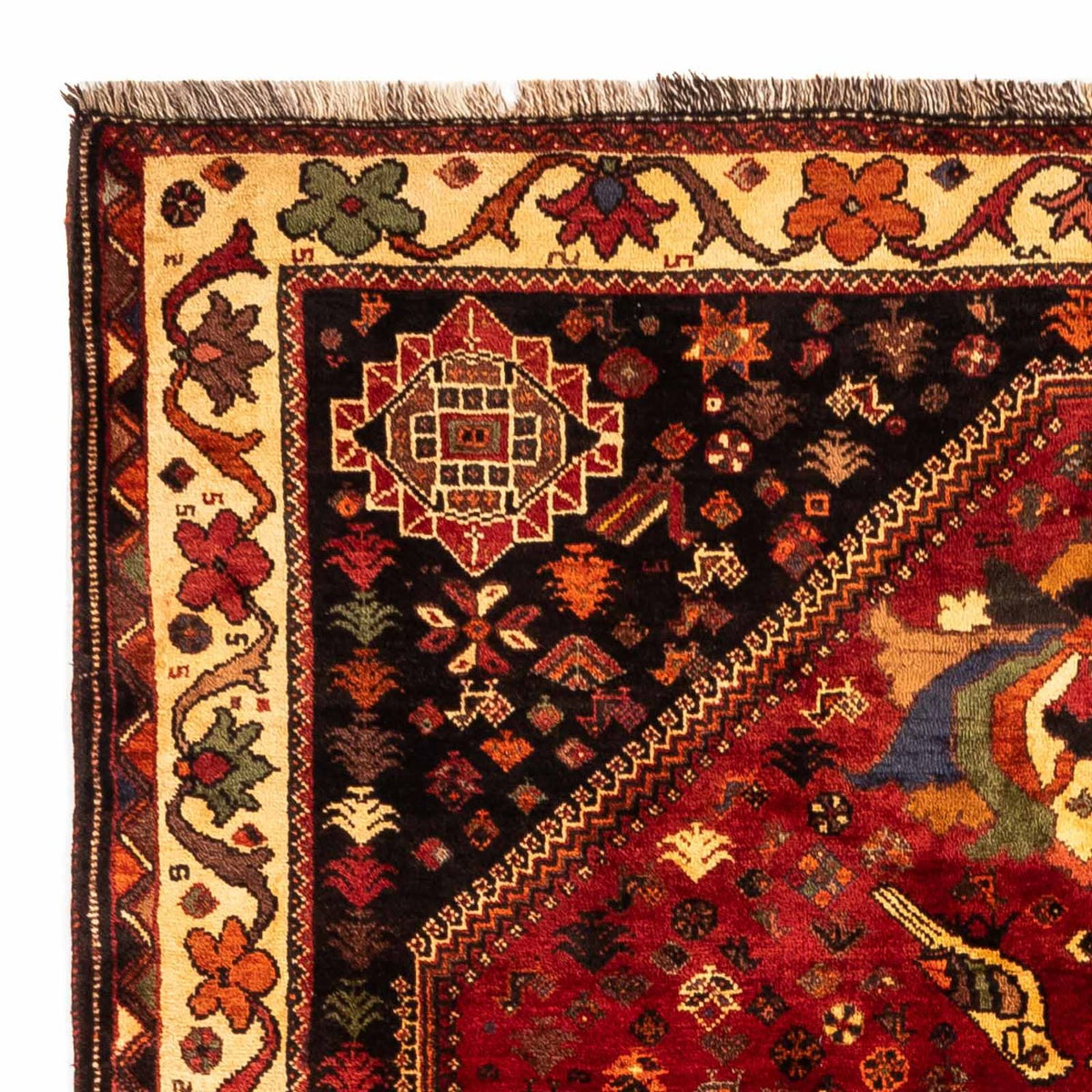 Perserteppich - Nomadic 270 x 180 cm - dunkelrot