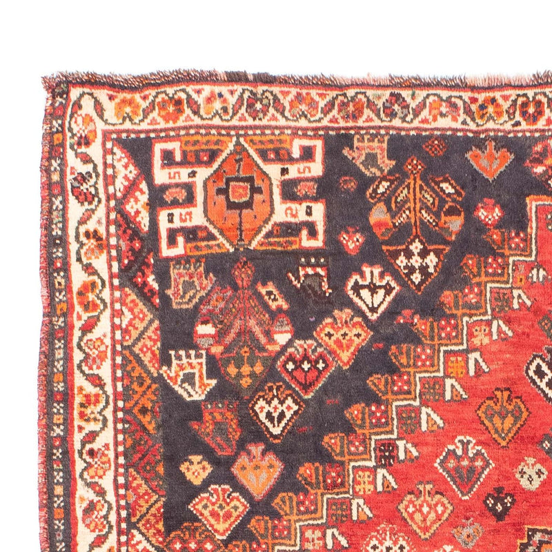 Perserteppich - Nomadic 150 x 120 cm - dunkelrot