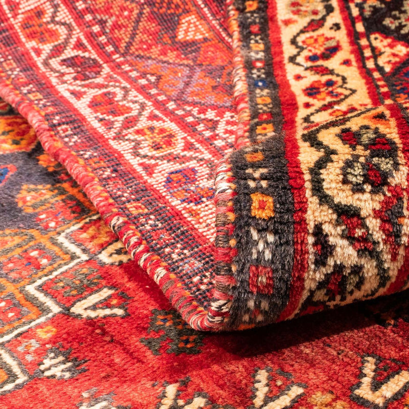 Perserteppich - Nomadic 150 x 120 cm - dunkelrot