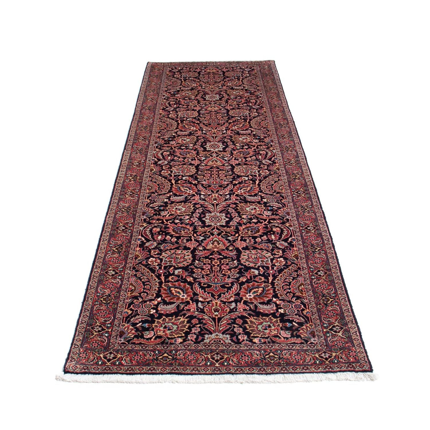 Perserteppich - Bidjar - Royal 298 x 83 cm - dunkelblau